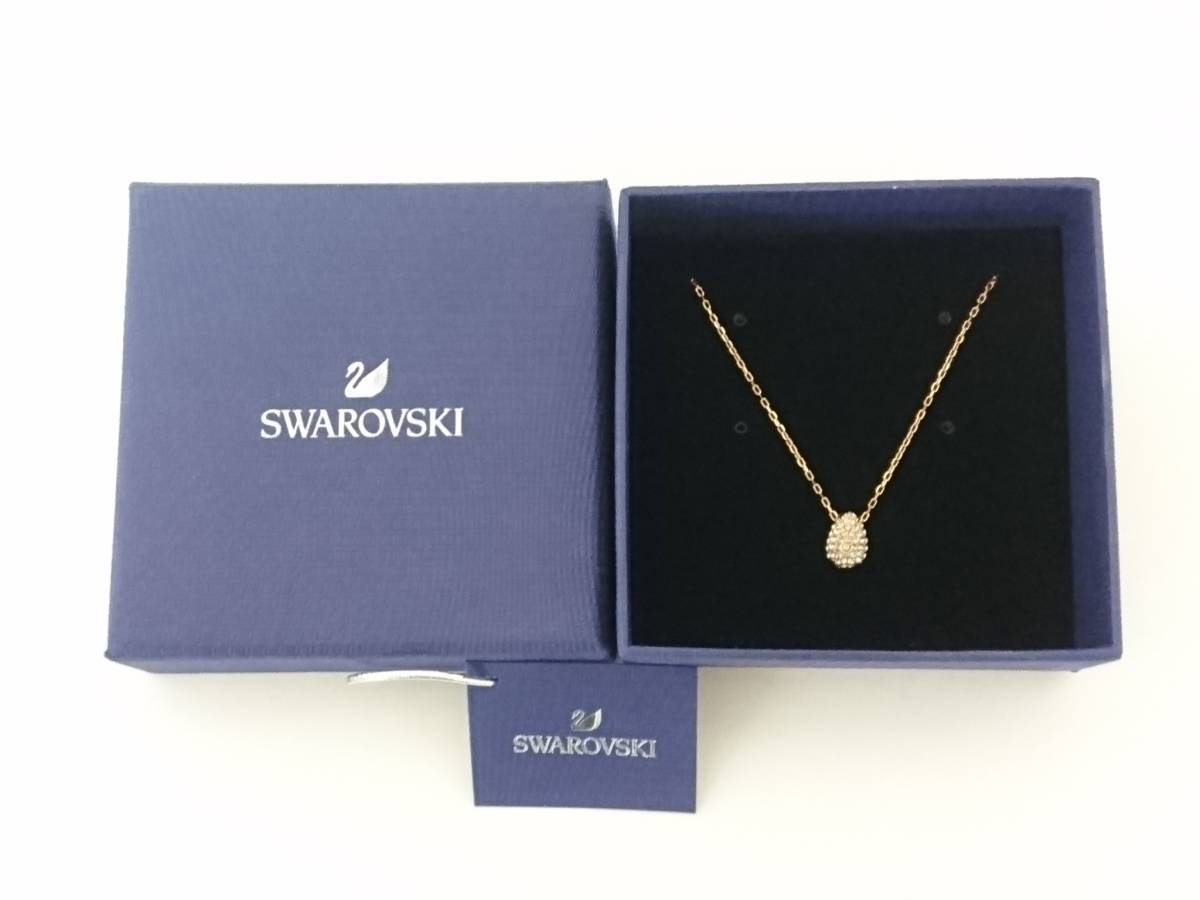 美品】SWAROVSKI スワロフスキー TEARDROP ティアドロップ ペンダント 