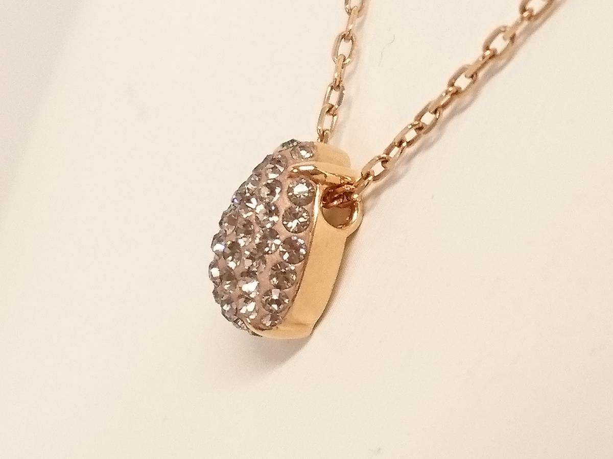 美品】SWAROVSKI スワロフスキー TEARDROP ティアドロップ ペンダント 