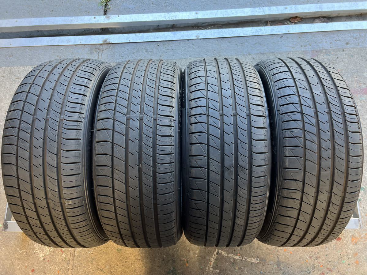 イボ付き/ダンロップルマンV+/215/45/17/2023年/4本 106C プリウス レガシィ 86 BRZ ノア ヴォクシー 等 低燃費 吸音スポンジ バリ山