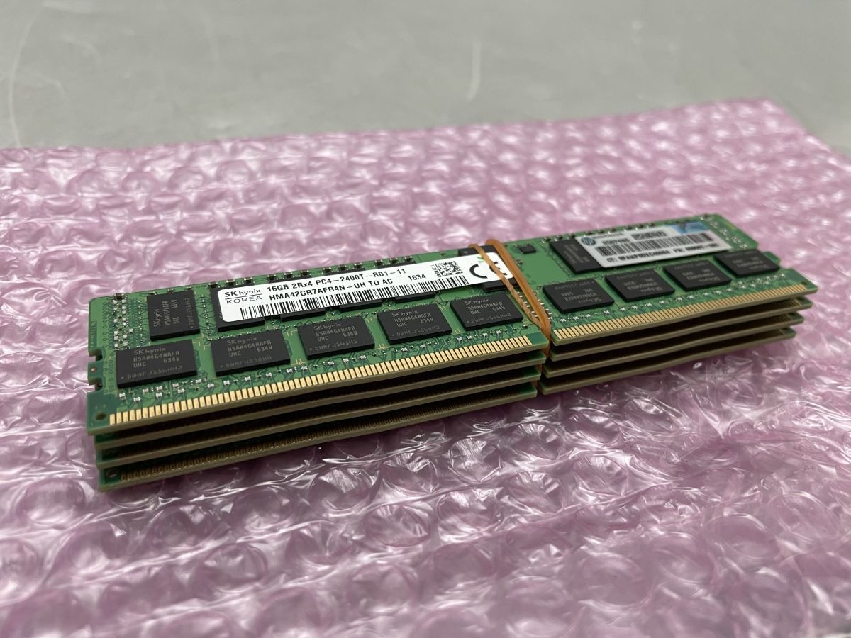 ☆1円スタート☆合計 64GB ・4枚 SK hynix 16GB 2Rx4 PC4-2400T-RB1-11