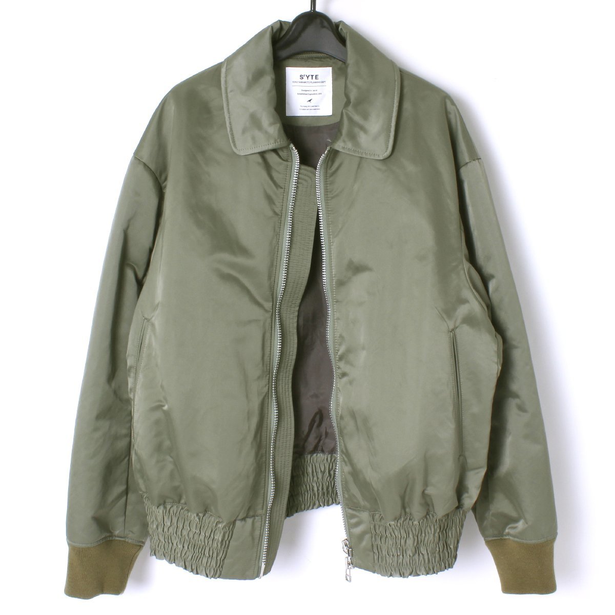 S'YTE ブルゾン ジャケット カーキ　UB-Y43-602 S'YTE ボンバー ジャケット size3 カーキ UB-Y43-602 サイト ヨウジ