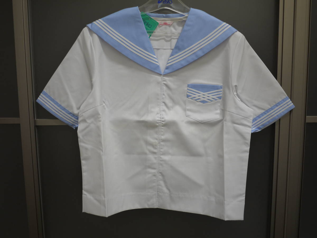 セーラー服 半袖 カンコー 155BB 水色ライン 品 カンコー コスプレ 
