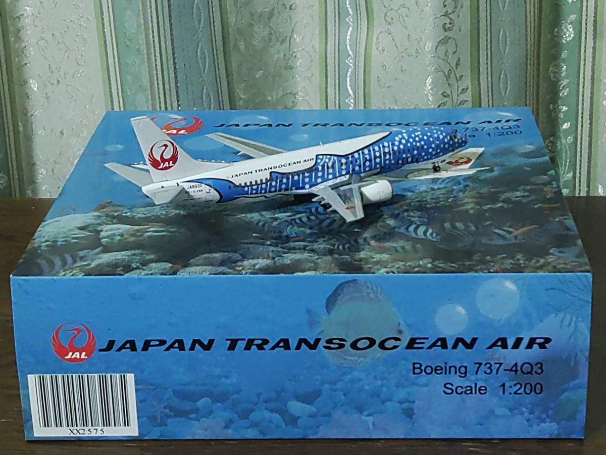 1/200【JC WING】日本トランスオーシャン航空 B737-400 初代青ジンベイ