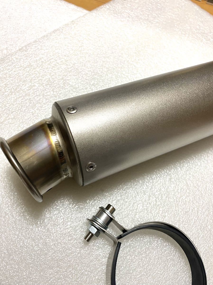 送込 極上 爆音 ワンオフ 汎用 チタン サイレンサー 60.5 ZRX1200DAEG