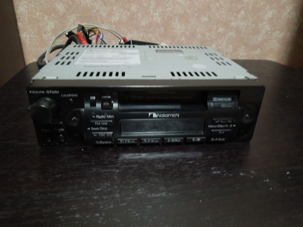 ジャンク] Nakamichi⁄ナカミチ 1DIN カセット⁄テープ デッキ TD-20