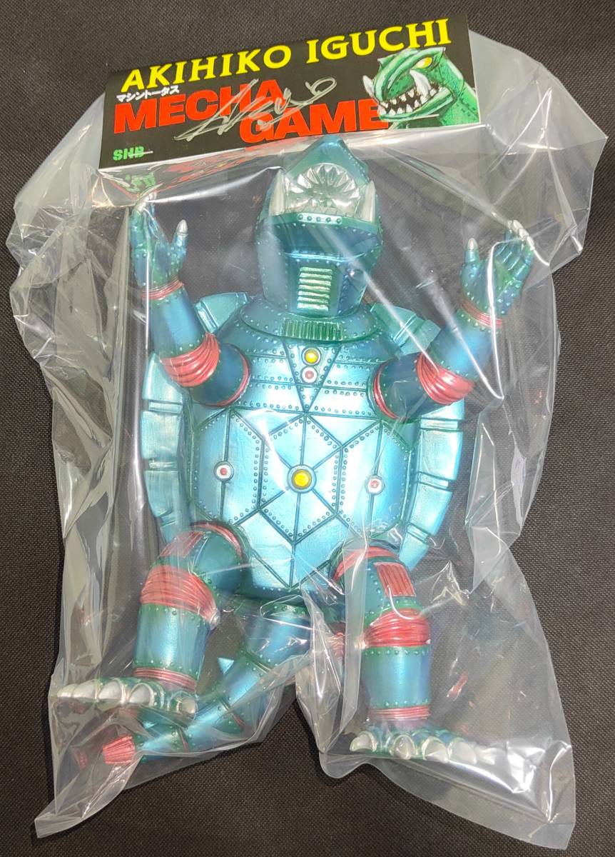 MARMIT マシントータス 井口昭彦直筆サイン入りヘッダー付き 新品未開封 ☆マーミット ソフビ　akihiko iguchi mecha game made in japan