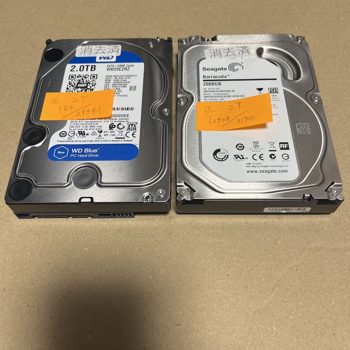 PCパーツ HDD まとめ売り 6TB/4TB/3TB/2TB/1TB 計13台 ジャンク
