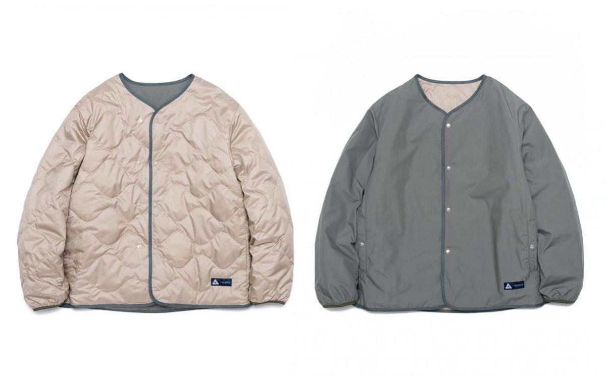 nanamica × Palace Skateboards】Reversible Down Cardigan 