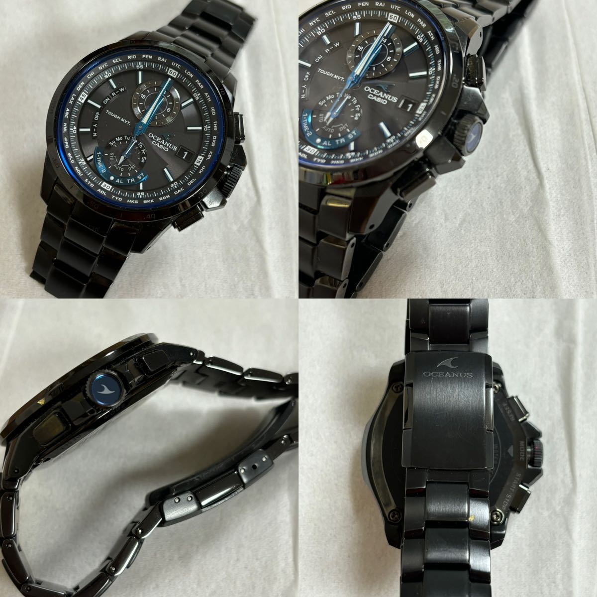 ジャンク カシオ CASIO OCEANUS オシアナス ソーラー電波時計 OCW 