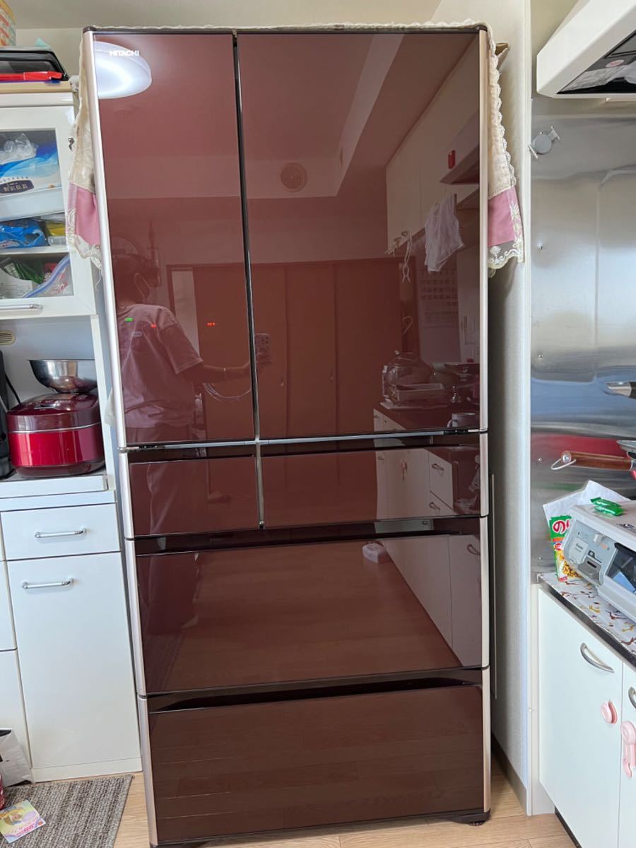 冷蔵庫・冷凍庫 HITACHI R-XG4800H(XT) BROWN 冷蔵庫・冷凍庫 HITACHI