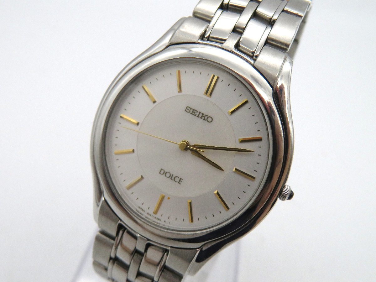 ☆45926 セイコー SEIKO Dolce ドルチェ 9641-5040 クオーツ スクエア