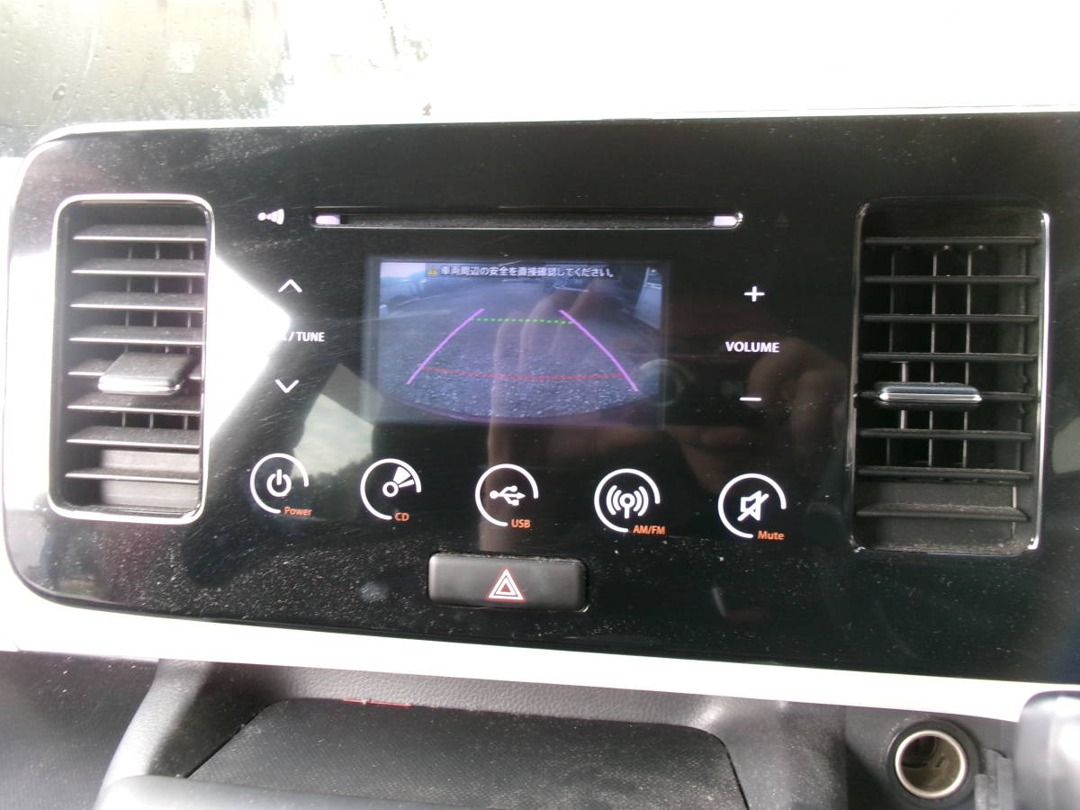 MF33S MRワゴン　純正オーディオ　フェイスパネル付き_2