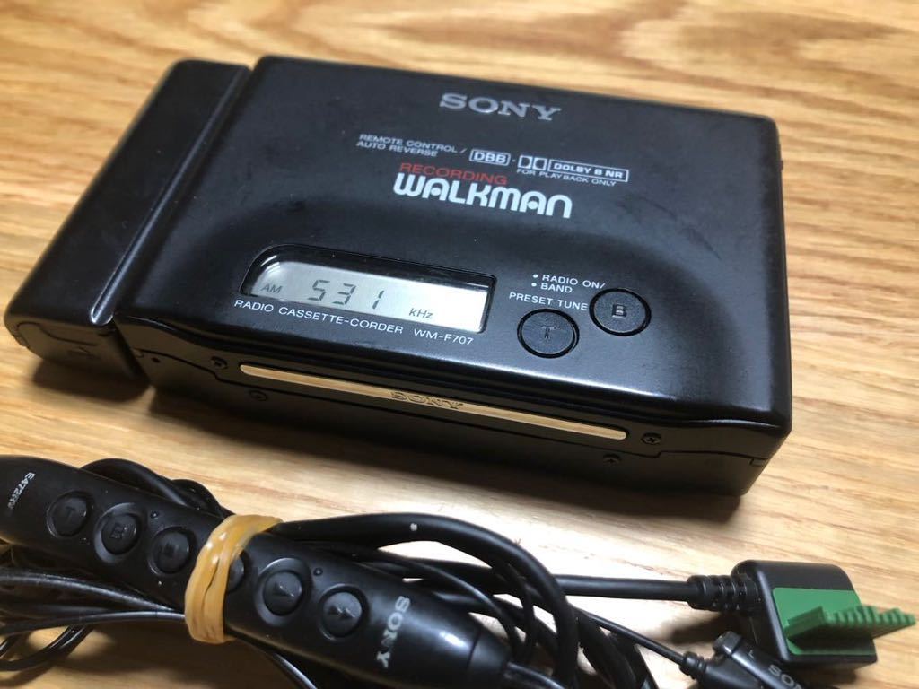 SONY カセットステレオプレーヤー WALKMAN WM-F707 ジャンク品 【公式