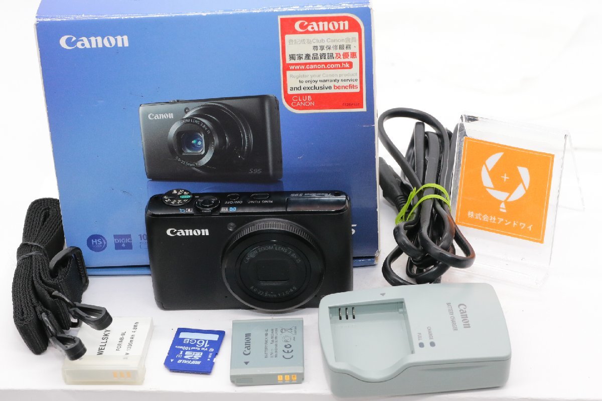 N125【良品/動作品/初心者向】CANON キャノン POWER SHOT S95