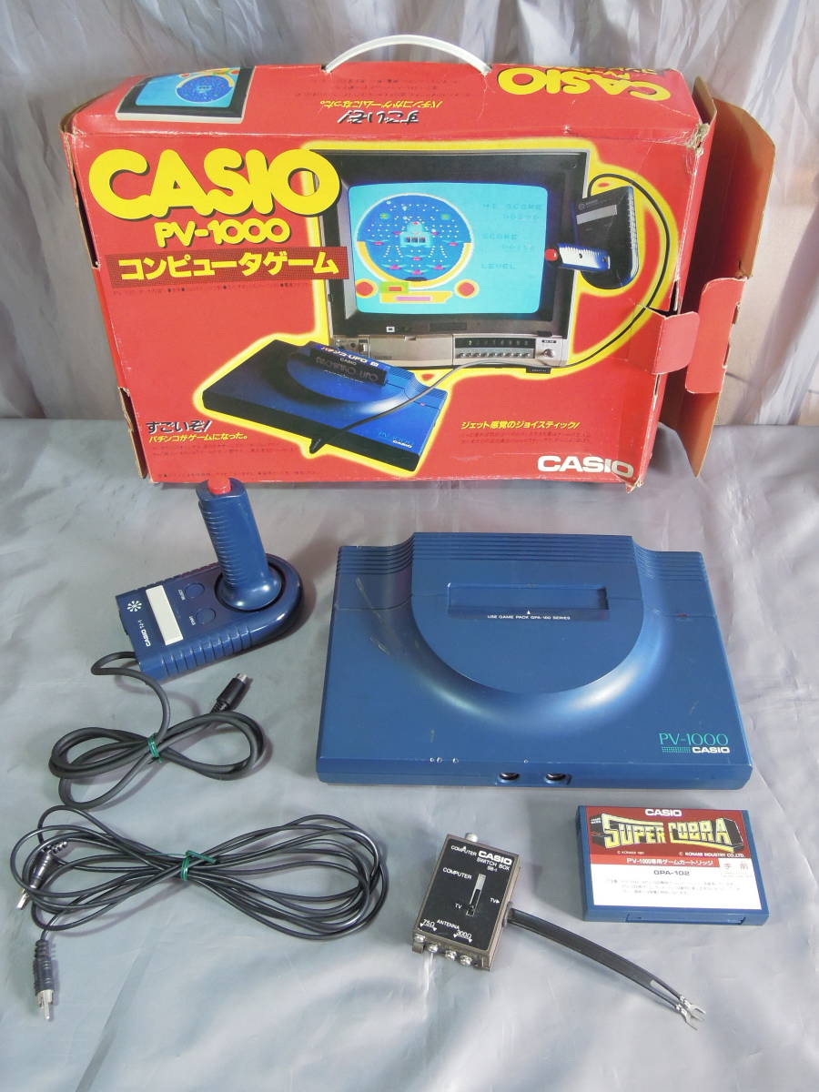 レトロゲーム機本体 カシオ 『CASIO PV-1000』 箱付き スーパーコブラ 