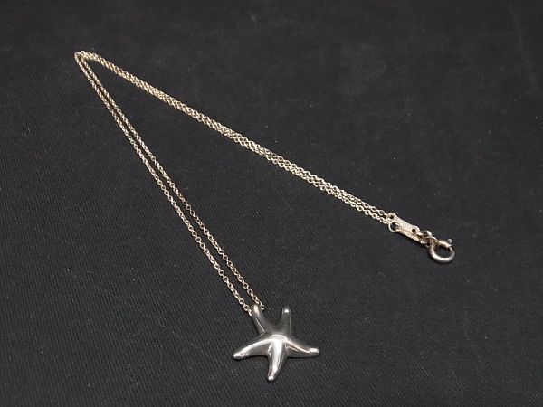 1円 TIFFANY＆Co ティファニー スターフィッシュ SV925 ネックレス