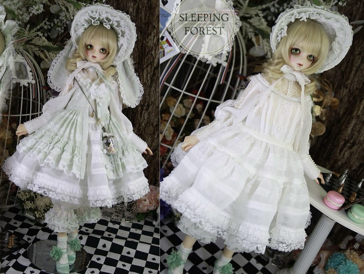 SLEEPING FOREST様製（海外ディーラー様） SD、SDGr女の子 ドレス7点