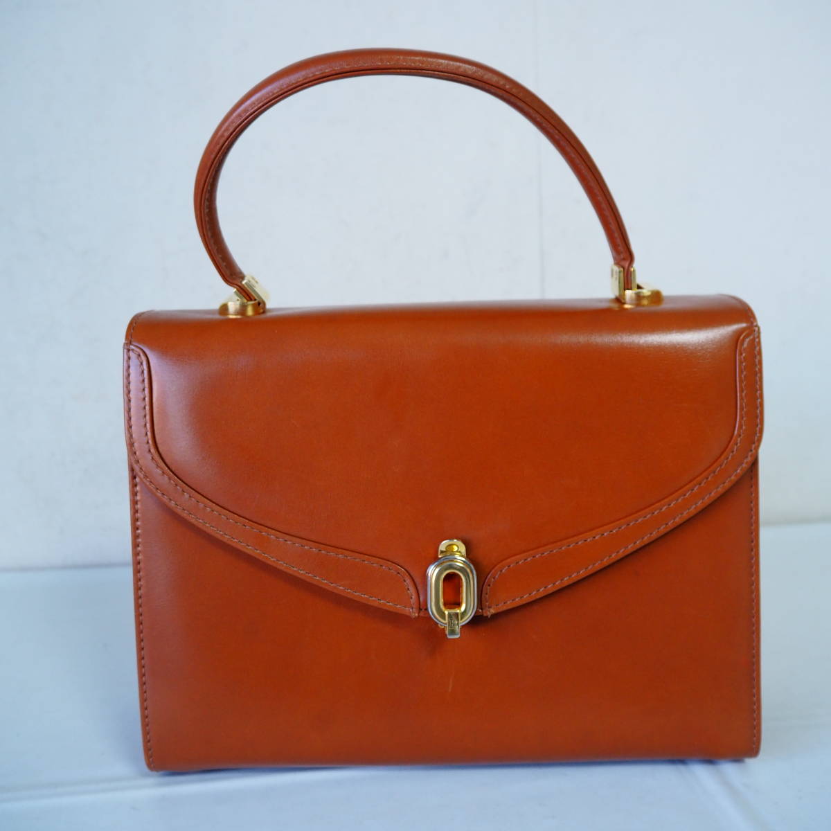 イタリア製*BALLY/バリー*3室*レザー*ハンドバッグ*バッグ*ブラウン