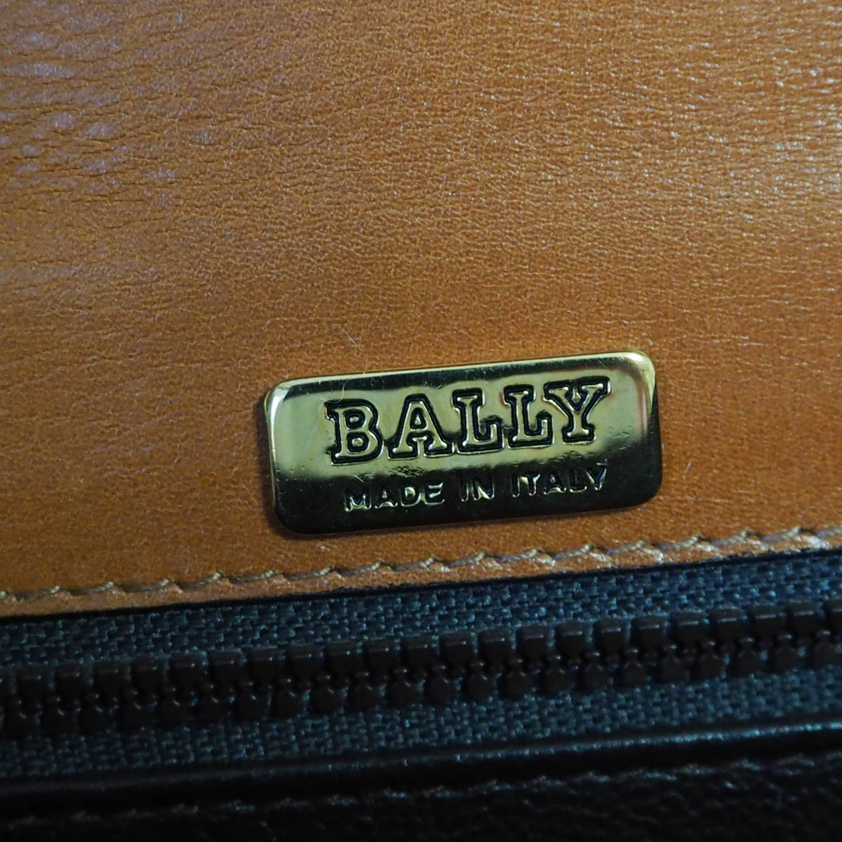 イタリア製*BALLY/バリー*3室*レザー*ハンドバッグ*バッグ*ブラウン 