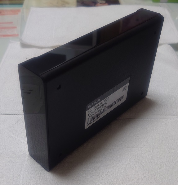 エレコム 外付けHDD ハードディスク 4TB ELD-HTV040UBK　中古