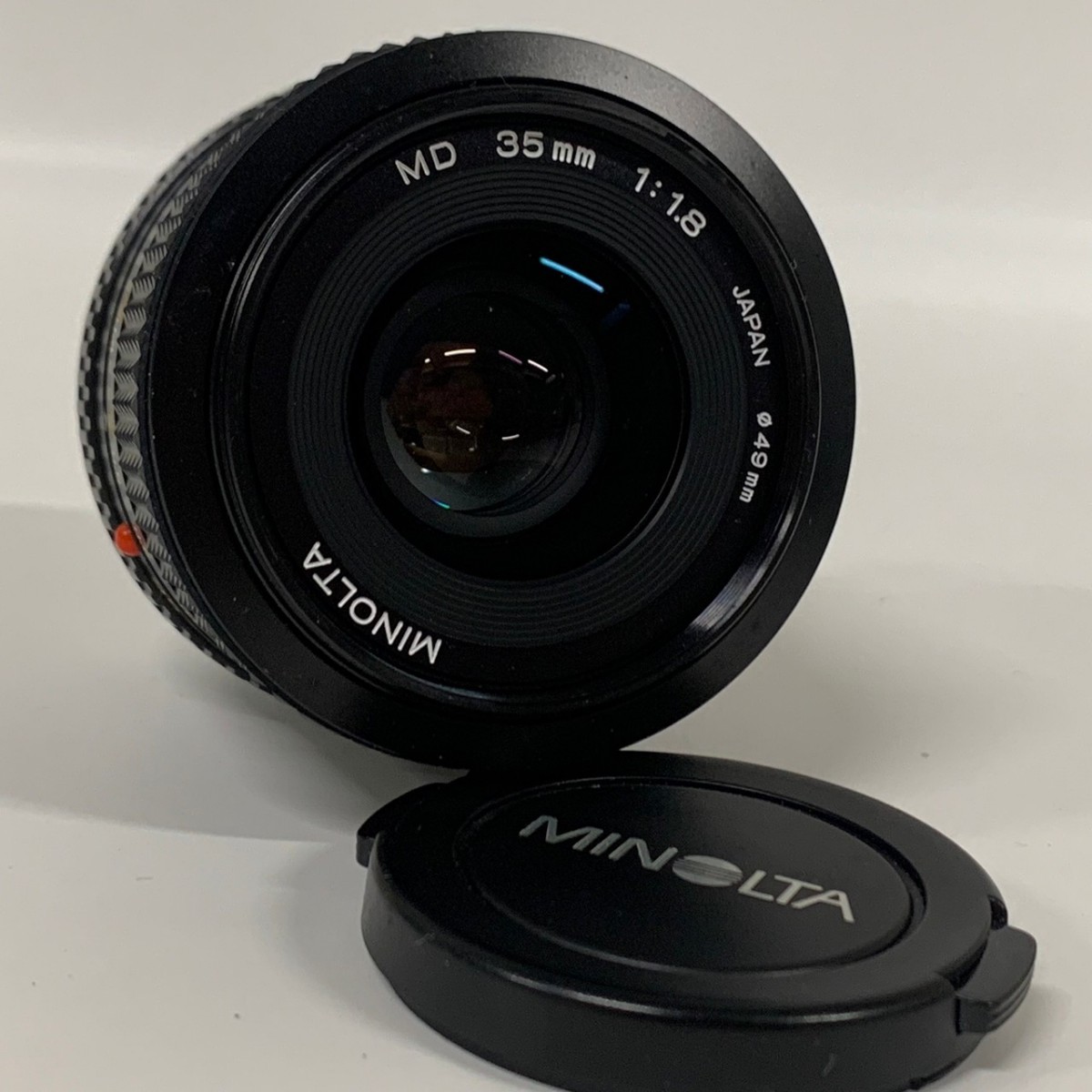 1円~【動作未確認】ミノルタ MINOLTA MD 35mm 1:1.8 一眼カメラ用 単焦点レンズ マニュアルフォーカス G121425
