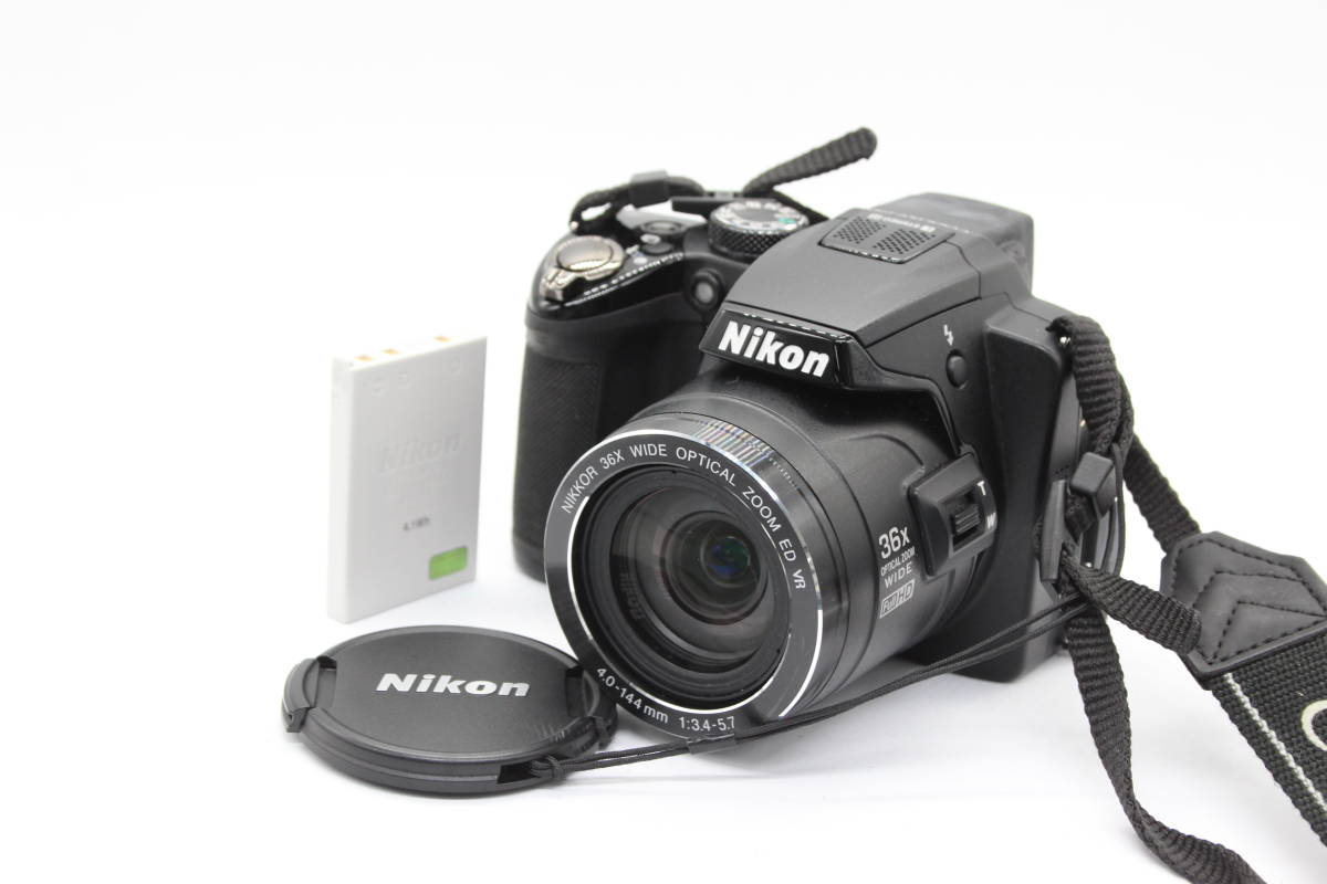 【返品保証】 ニコン Nikon Coolpix P500 Nikkor 36x Wide バッテリー付き コンパクトデジタルカメラ s2147