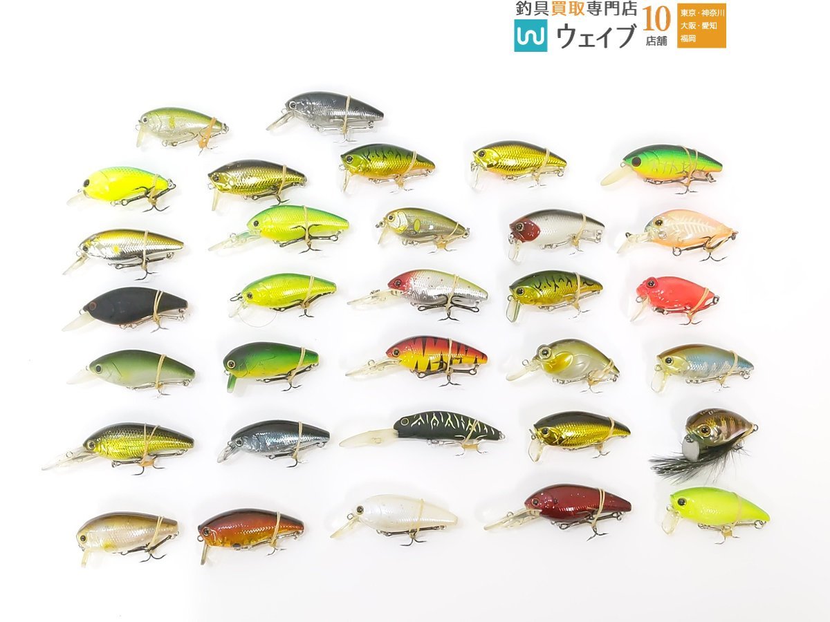 エバーグリーン コンバットクランク 9点セット ダイワ バスハンター R SR、ラッキークラフト CB-200、エバーグリーン