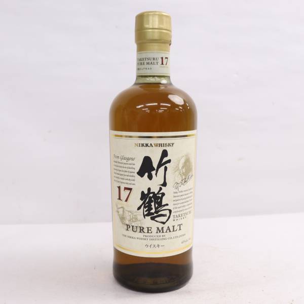 ニッカ ピュアモルト 17年 竹鶴 700ml NIKKA 竹鶴17年 ウイスキー 0 : 43%