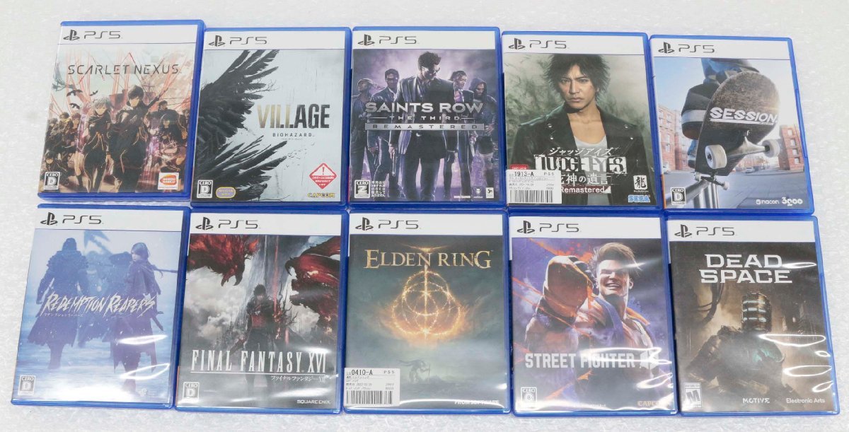 中古・ジャンク品】PS5 ソフト 10本セット デッドスペース ストリート 