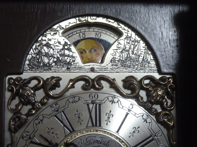 Warmink WUBA ワルミンク ウーバ ムーンフェイズ ゼンマイ式 置時計