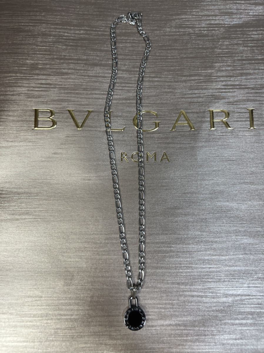 正規品】BVLGARI ペンダント チャーム +チェーン 革紐 ネックレス