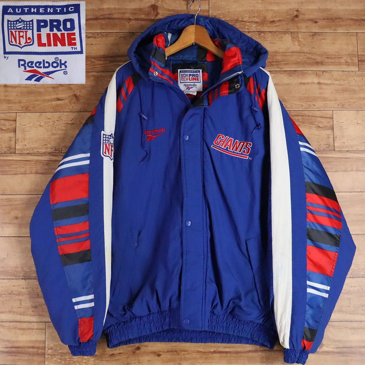 C5J/r5.24-2 90s NFL ニューヨーク・ジャイアンツ Reebok リーボック 