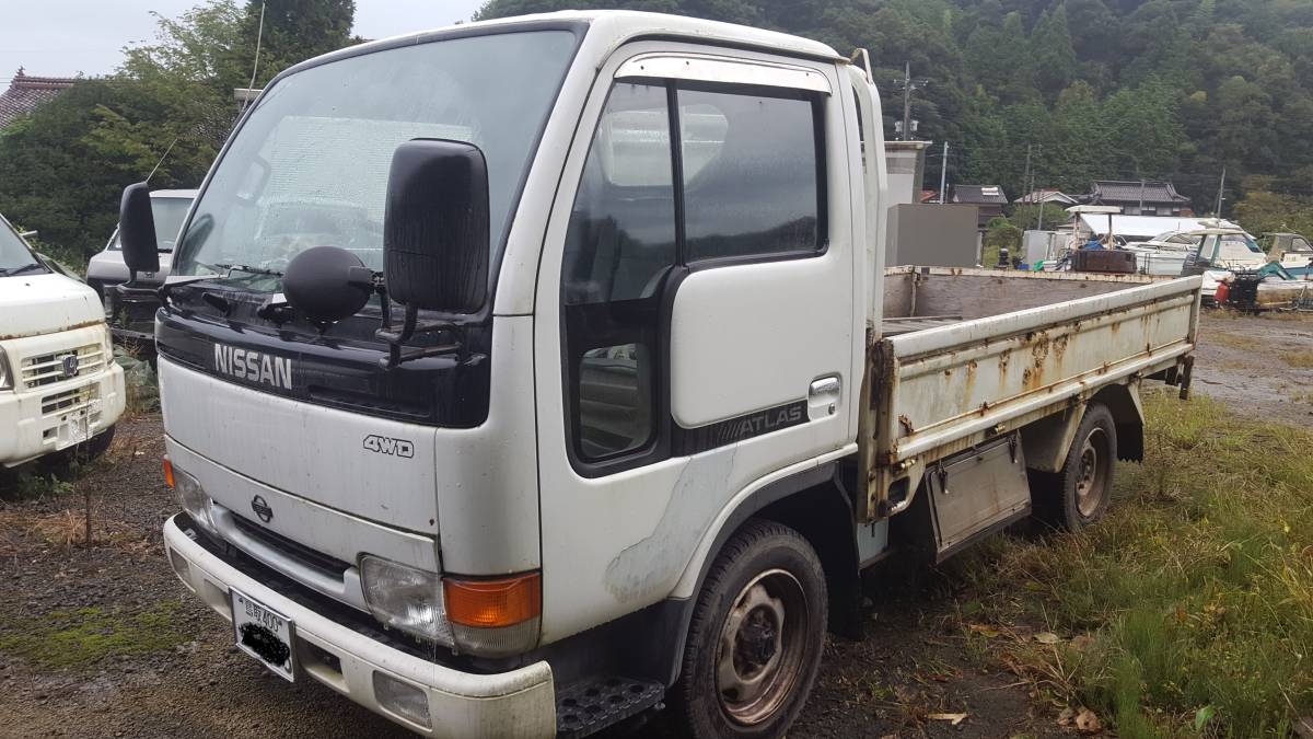 アトラス4WD 1.5T車 ディーゼル 車検1年あり 日産 日産アトラス 