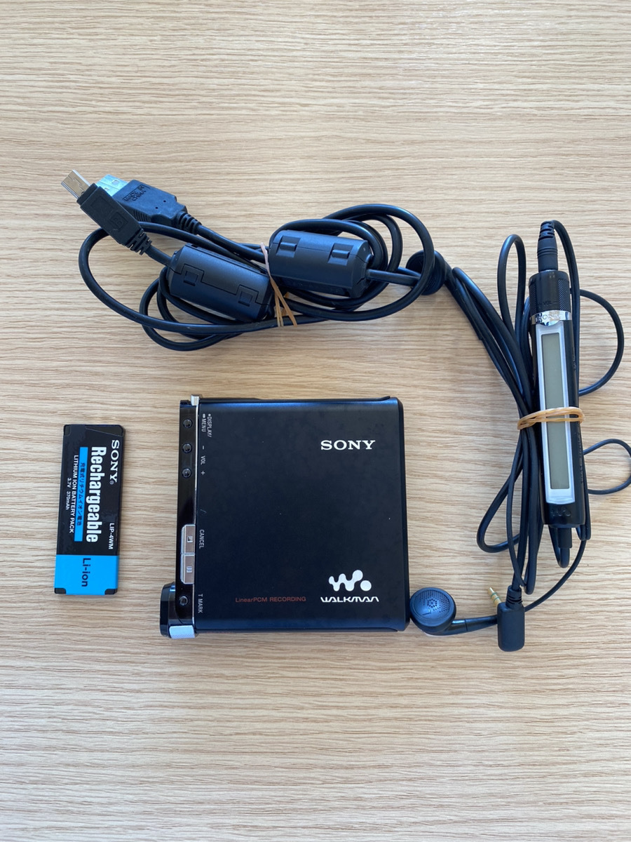＊1105 SONY ソニー WALKMAN ウォークマン MDプレイヤー MZ-RH1 動作未確認 中古 現状品