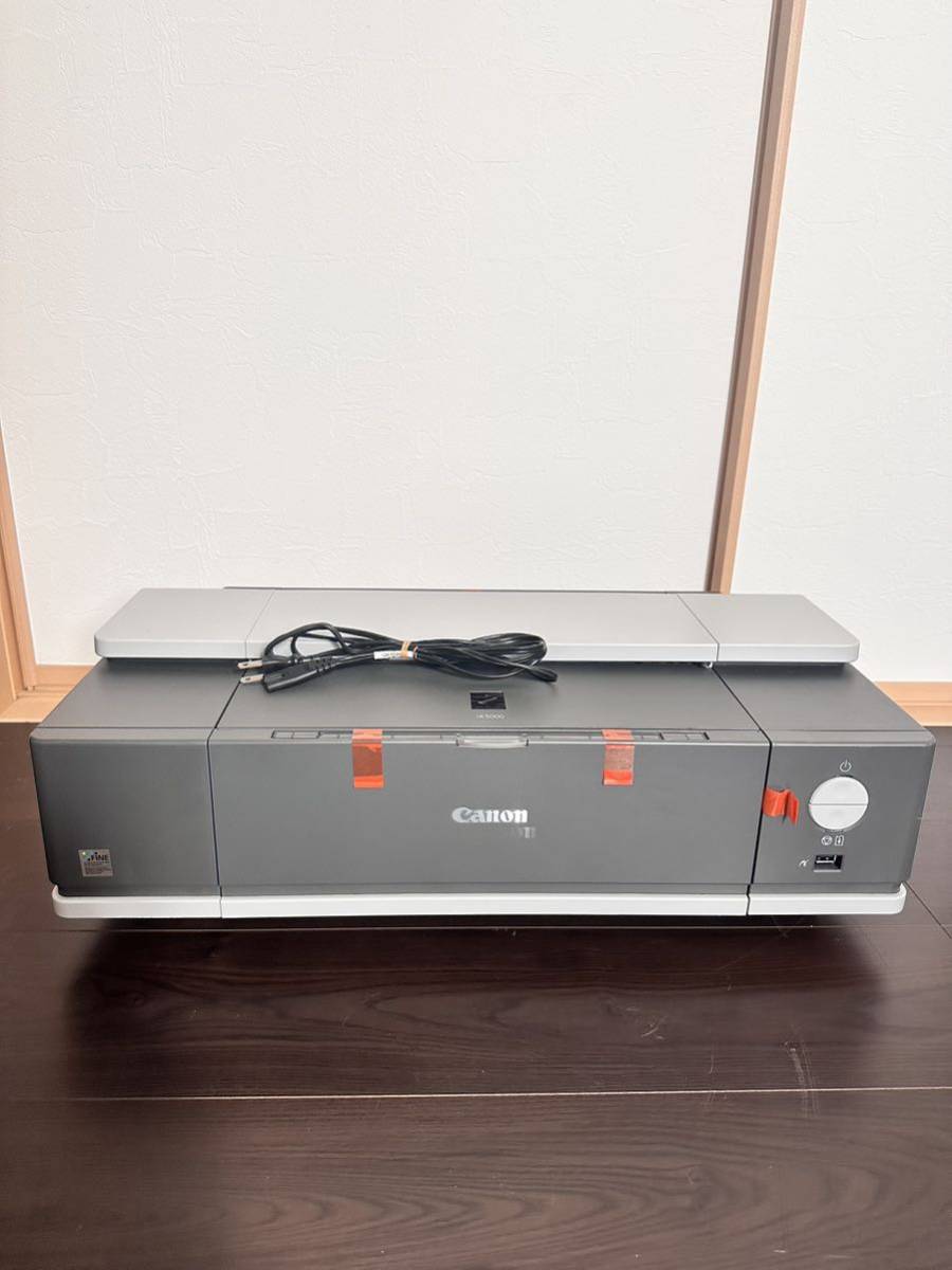 通電確認済み、新古品Canon/キャノンPIXUS インクジェットプリンターiX5000トナー残量不明 現状品