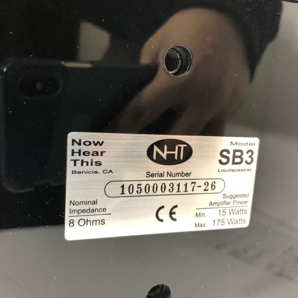 お得，定番 NHT SB3 2way ペア ブックシェルフ型 スピーカー AA1004大2048/1017