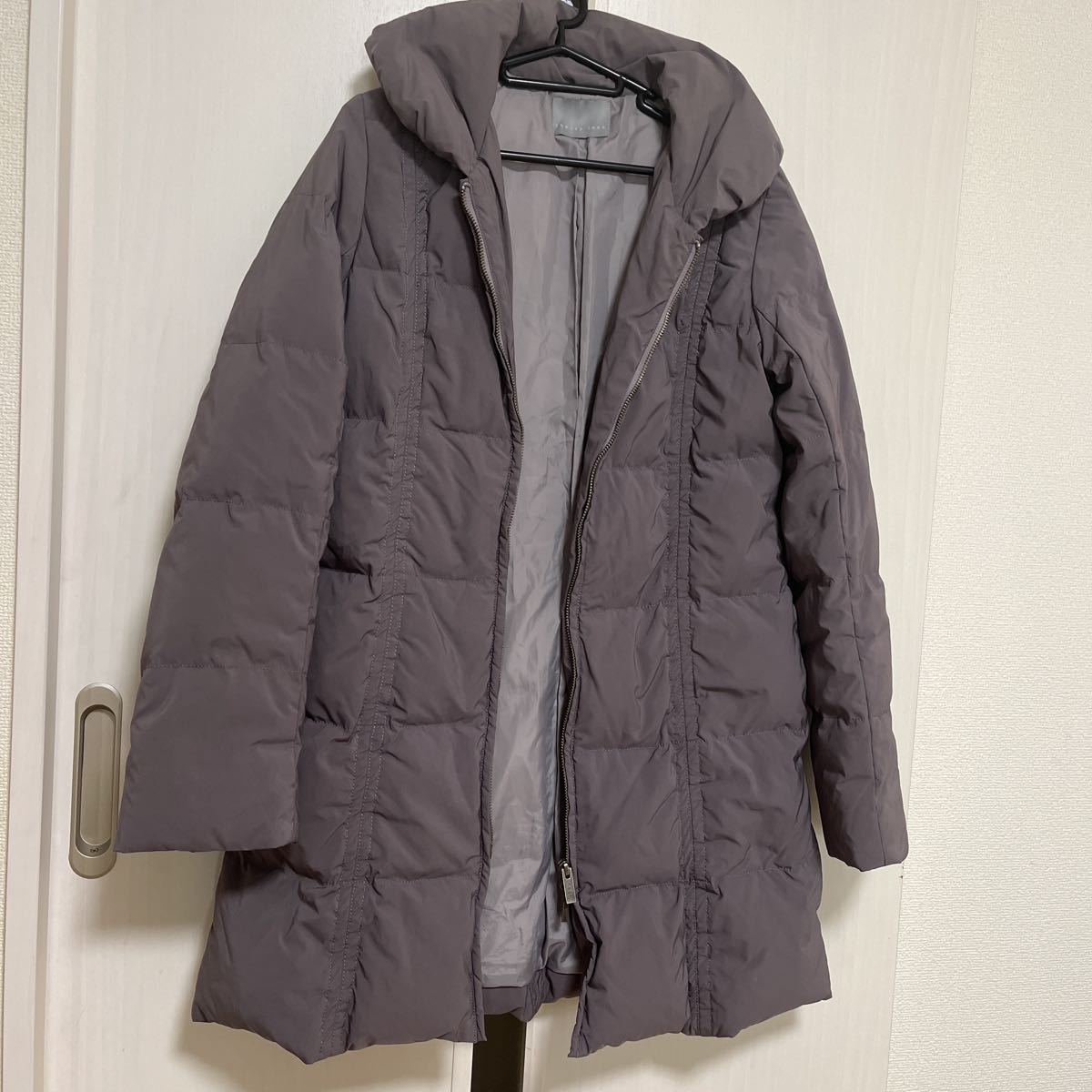 セオリー リュクス theory luxe ダウンコート グレー 38サイズ レディース