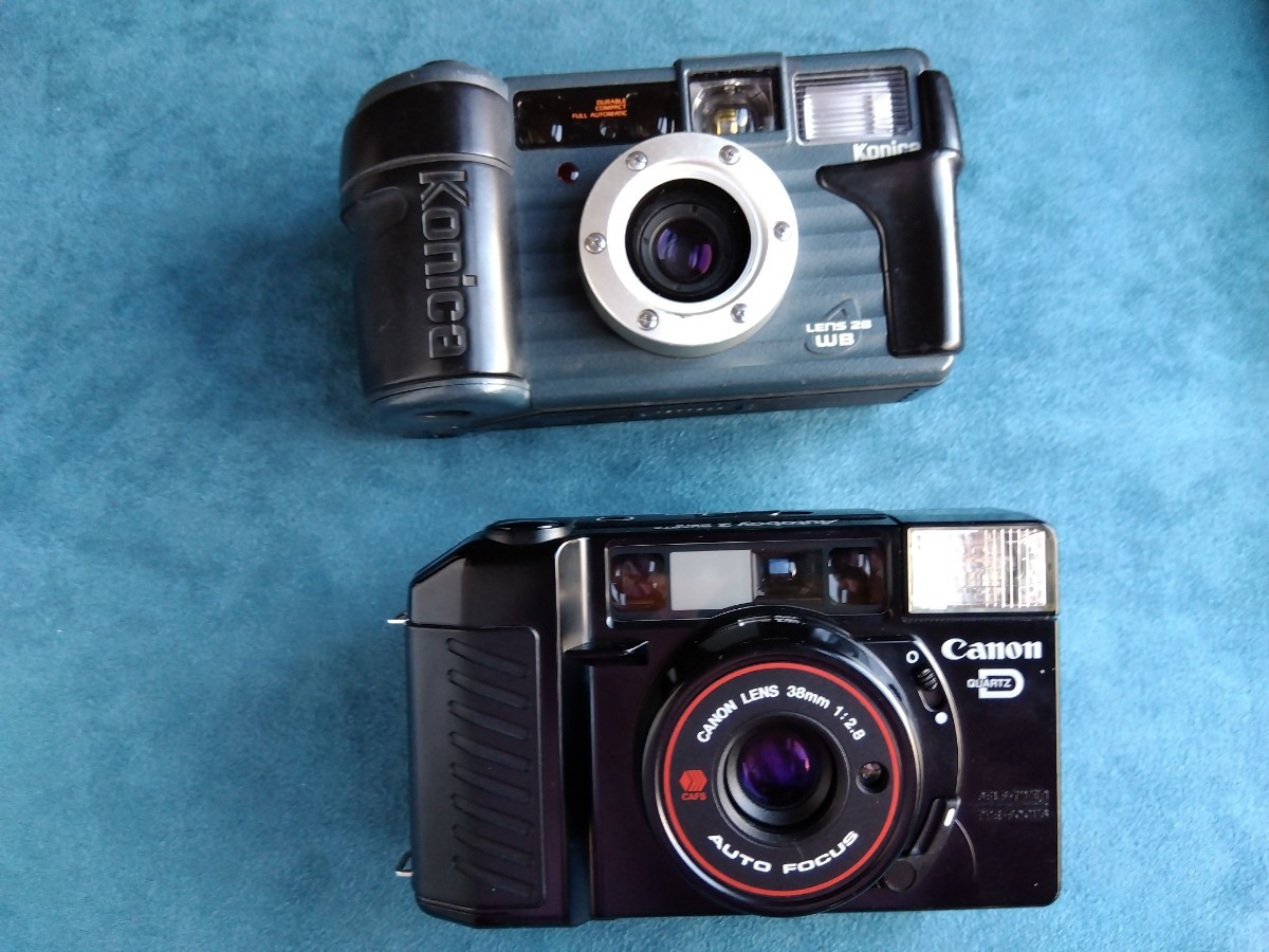 Canon Autoboy2 KONICA 現場監督 コンパクトフィルムカメラ コニカ キヤノン動作確認済み