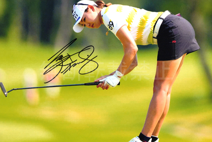 原英莉花 直筆サインフォト/写真 女子ゴルフ 原英莉花 原 英莉花 激