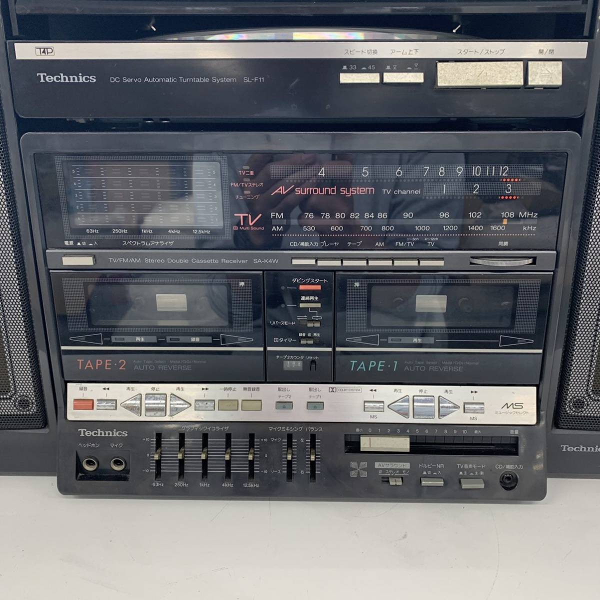 ジャンク レア Technics SA-K4W システムコンポ 中古現状品