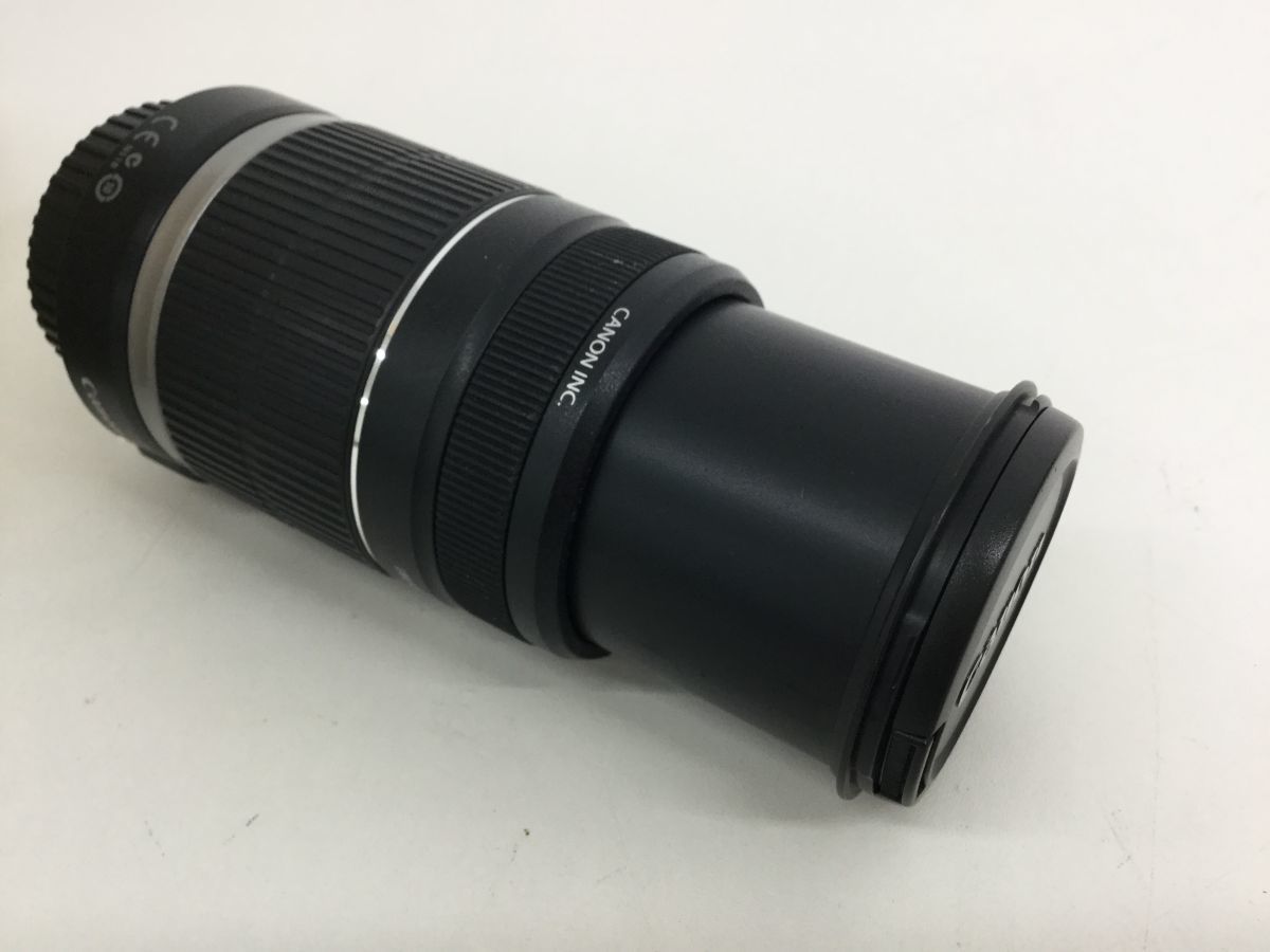 ●営MN070-60　Canon LENS EF-S 55-250mm 1:4-5.6 キャノン キヤノン カメラ レンズ Canon EF-S USM Image Stabilised 一眼レフカメラ