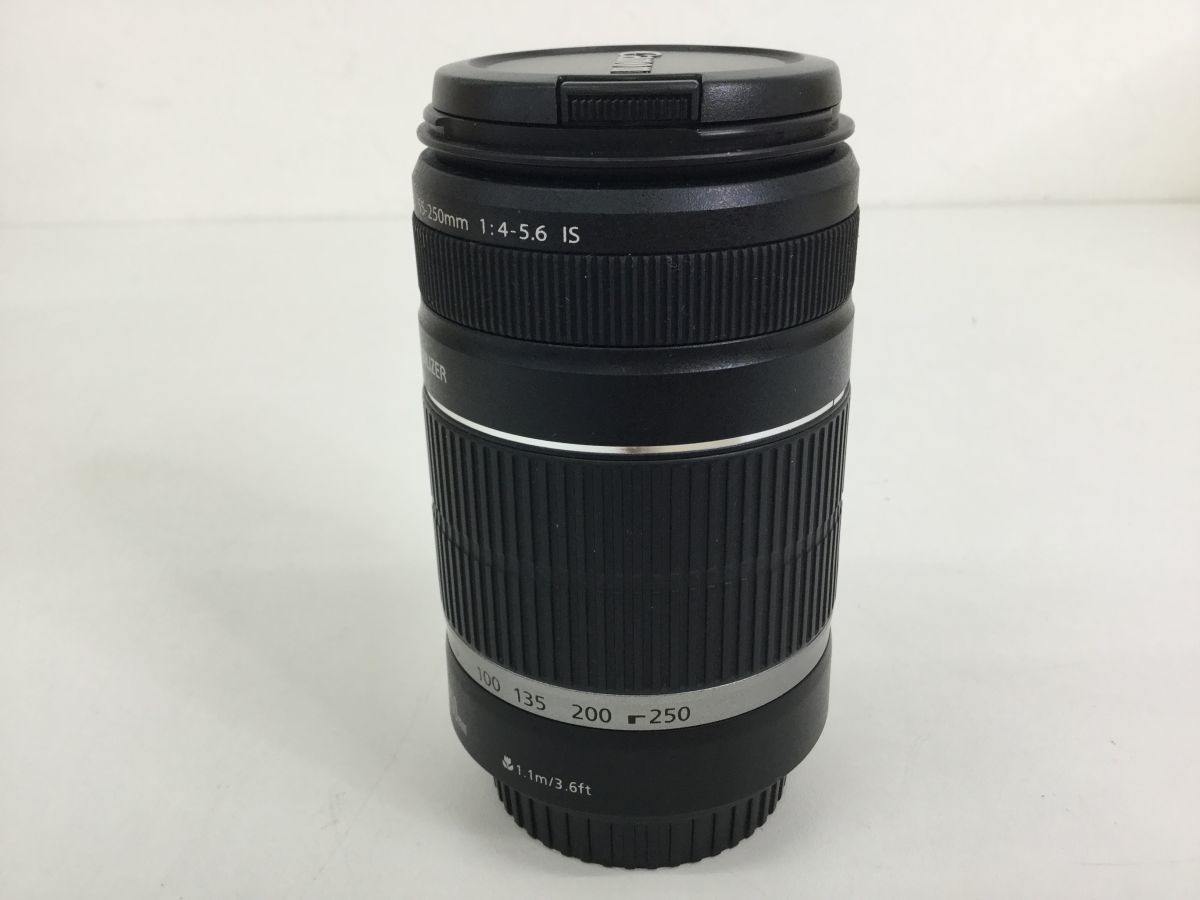 ●営MN070-60　Canon LENS EF-S 55-250mm 1:4-5.6 キャノン キヤノン カメラ レンズ Canon EF-S USM Image Stabilised 一眼レフカメラ