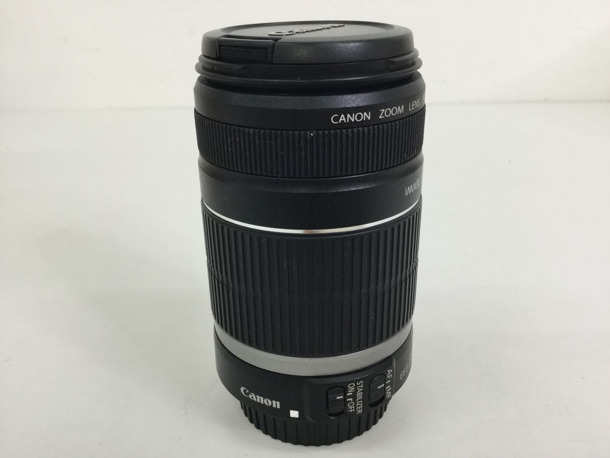 ●営MN070-60　Canon LENS EF-S 55-250mm 1:4-5.6 キャノン キヤノン カメラ レンズ Canon EF-S USM Image Stabilised 一眼レフカメラ