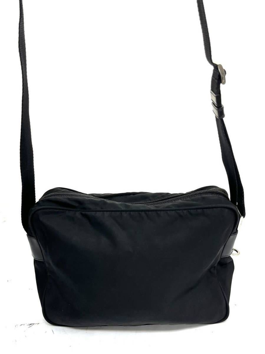 プラダ PRADA ナイロン レザー ショルダーバッグ ボディーバッグ