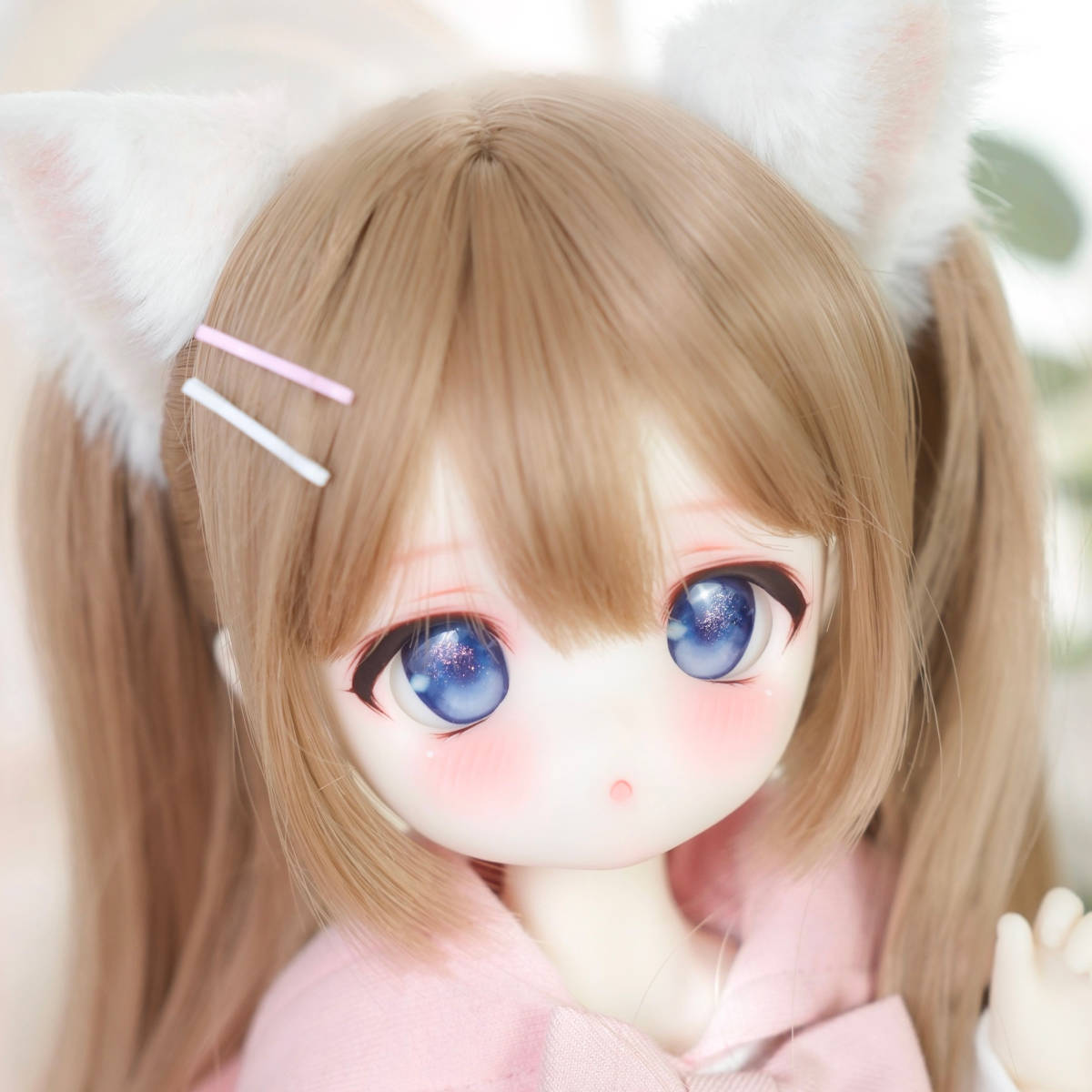 ねねこ』 1/6カスタムドールTinyfox 01S 白巧カスタムヘッド＋天使