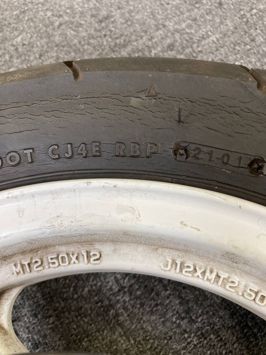 NSR50 フロントホイール ディスクローター歪みあり NSR50 フロント