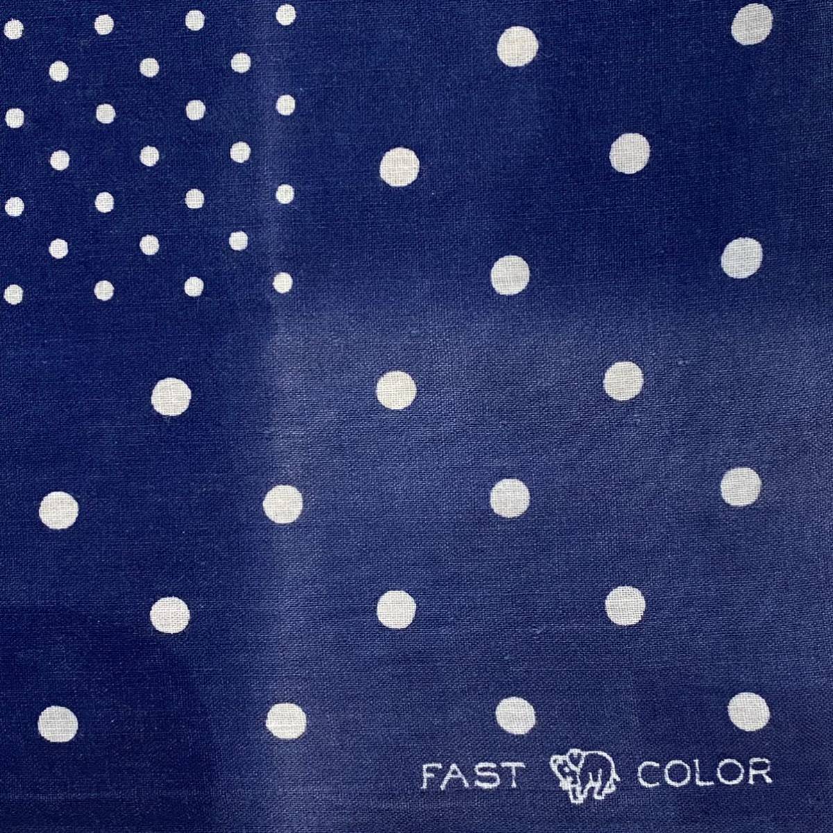 ☆ビンテージ/バンダナ/30s/40s/USA/FAST COLOR/エレファント/下鼻