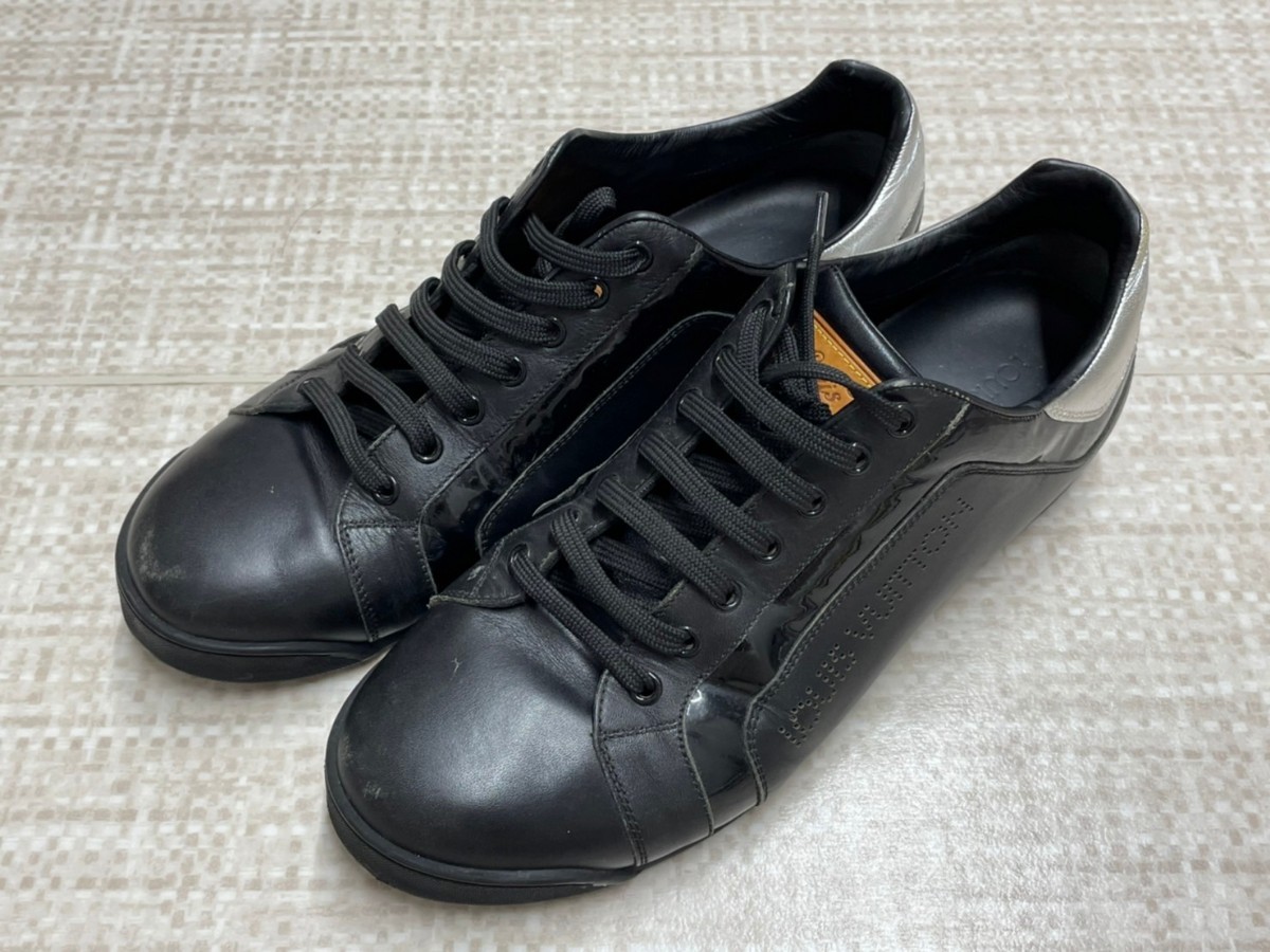 中古美品 LOUIS VUITTON ルイヴィトン ローカット スニーカー 26.5cm 