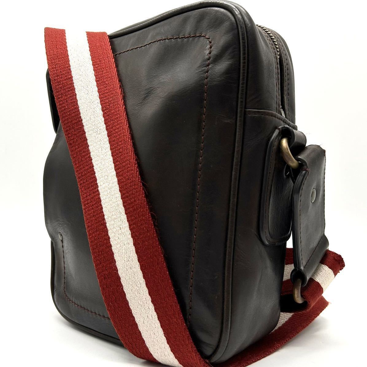 1円○大人気 美品 BALLY バリー ショルダーバッグ メッセンジャー