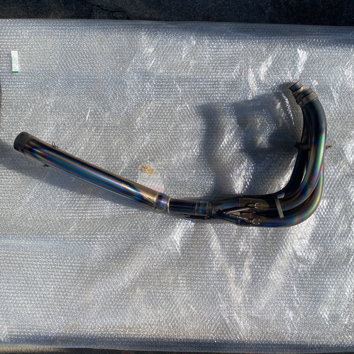 CBR1100XX SC35 チタン製エキパイ　サイレンサー差込口60.5パイ　他の出品物のサイレンサーにて使用していました。HONDA ホンダ　本田
